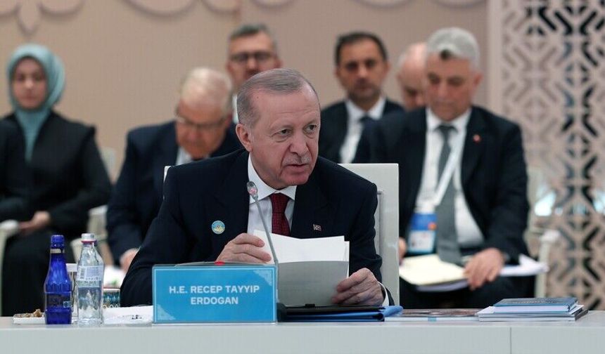 Erdoğan: Türk dünyasının KKTC ile ilişkilerini kuvvetlendirerek sürdürmesini temenni ediyorum