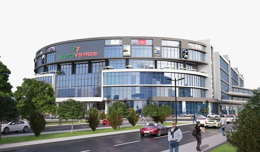 Türkiye'nin en büyük oto AVM'si başkentte yükseliyor