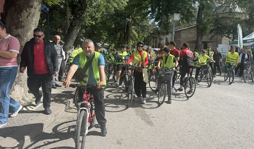 Samsun ve Çankırı'da 13. Geleneksel Yeşilay Bisiklet Turu düzenlendi