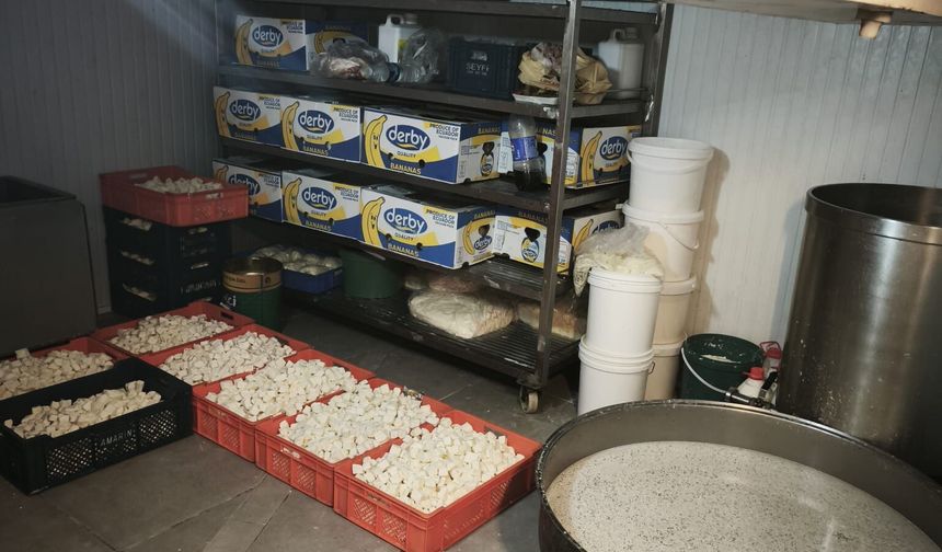 Başkentte 9 ton bozuk süt ve süt ürünü ele geçirildi