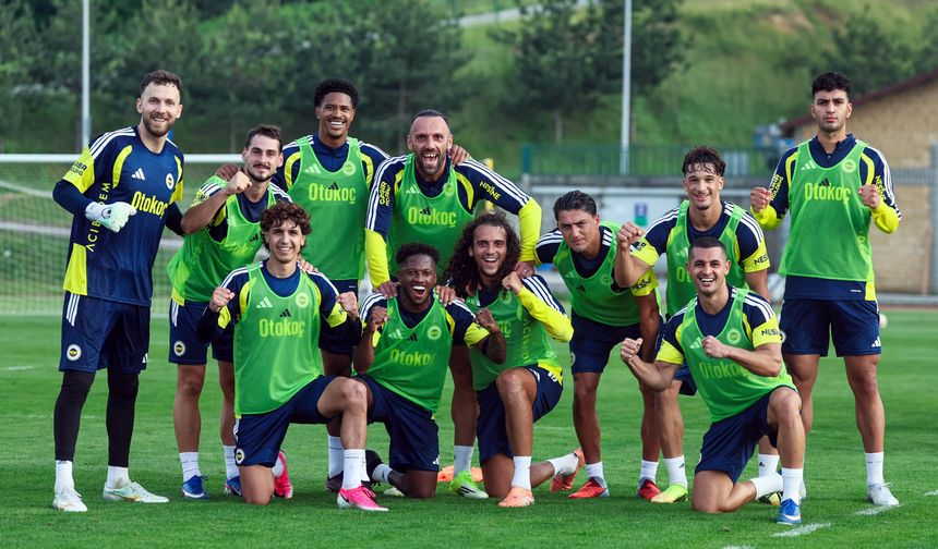 Fenerbahçe günü çift antrenmanla tamamladı