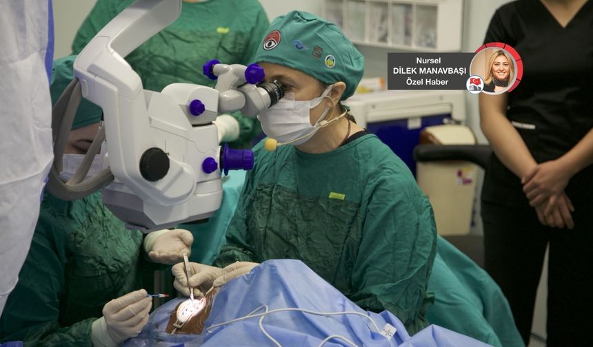 Türk göz hekimlerinden Ankara'da canlı cerrahi