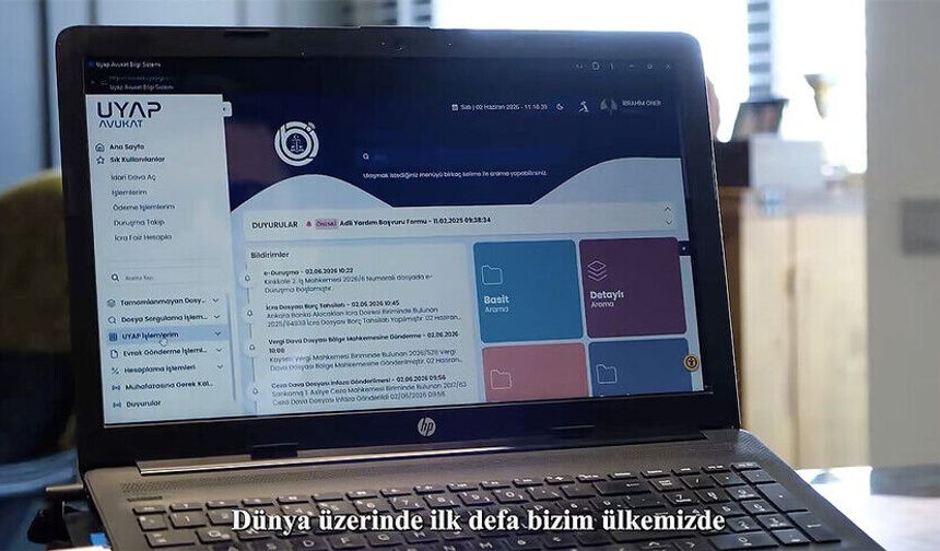 Adalet Bakanı Gürlek'ten "e-Avukat" uygulamasına ilişkin paylaşım