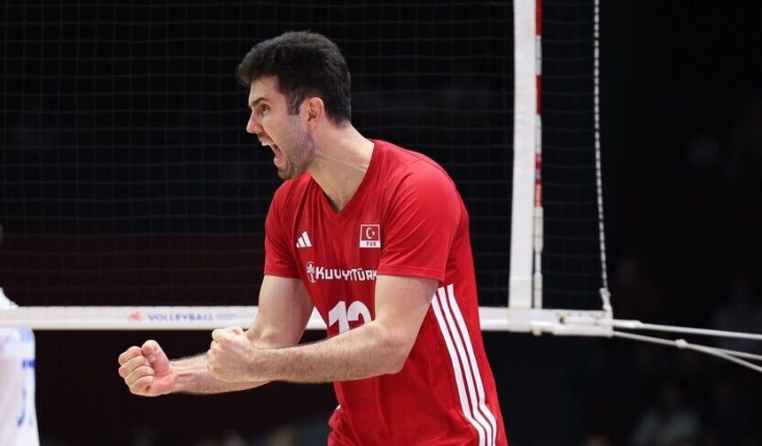 A Milli Erkek Voleybol Takımı, Çin'i 3-0 mağlup etti