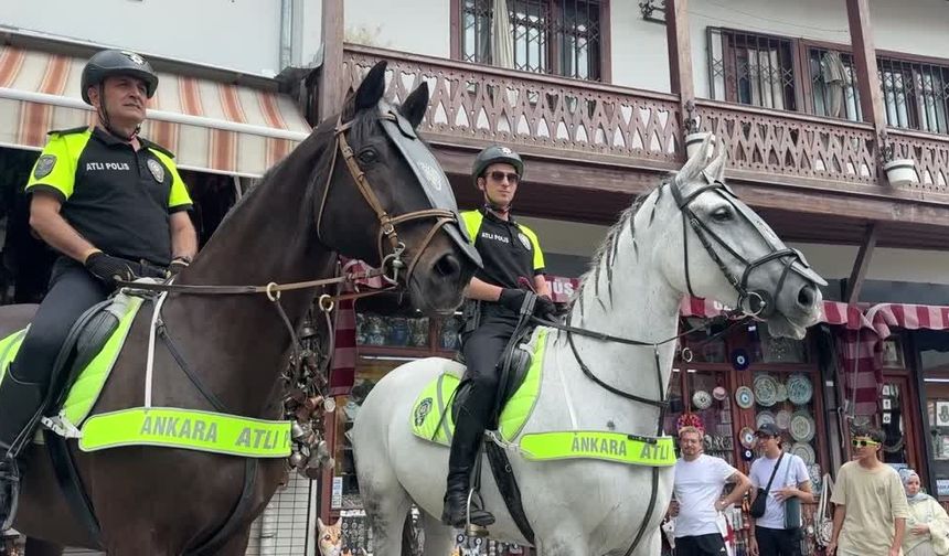 Ankara'da NATO zirvesi güvenliğine 'atlı polis' desteği