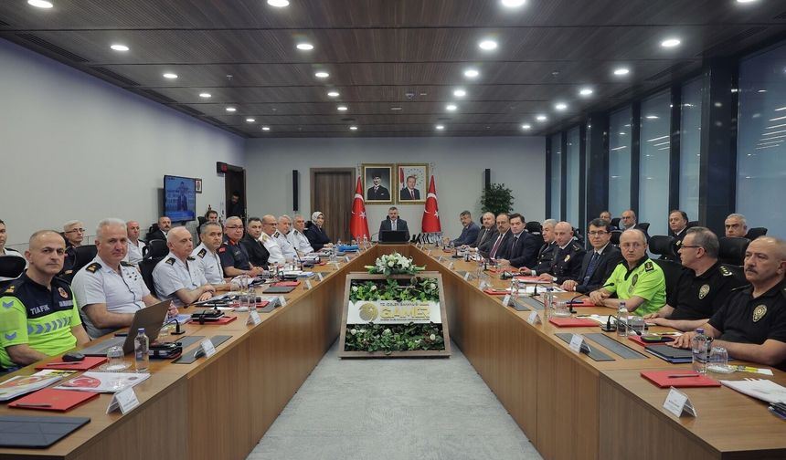 İçişleri Bakanlığı'nda NATO Zirvesi öncesinde güvenlik hazırlıkları ile alınan tedbirler değerlendirildi
