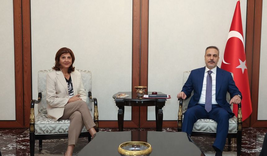 Bakan Fidan, BM Genel Sekreterinin Kıbrıs Şahsi Temsilcisini kabul etti