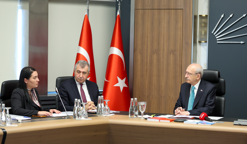 Kılıçdaroğlu, Uluslararası İnsan ve Çocuk Hakları Derneği yöneticileri ile görüştü