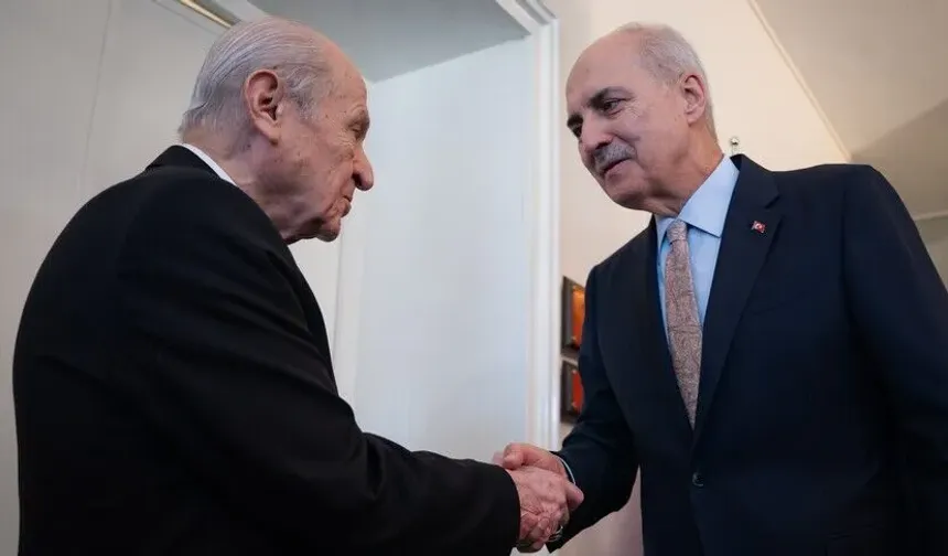 Meclis Başkanı Kurtulmuş, Bahçeli'yi ziyaret etti