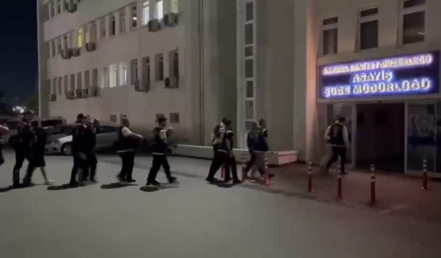 Başkentte "değnekçilik" yaptığı belirlenen 10 şüpheli yakalandı