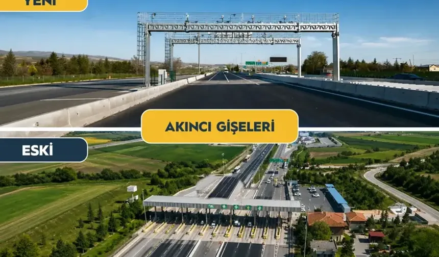 Akıncı'da gişe adaları ve kanopiler kaldırılıyor