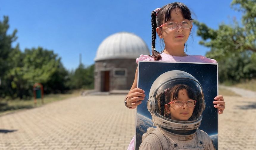 Böbrek hastası Zehra'nın 'Ay'ı gözlemleme hayali’ gerçek oldu