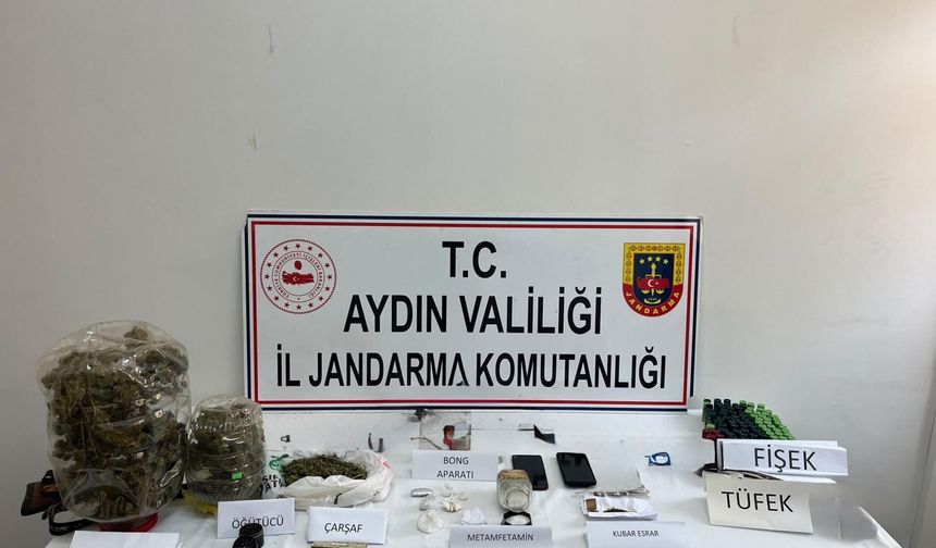 Kuşadası'ndaki uyuşturucu operasyonda, 4 tutuklama