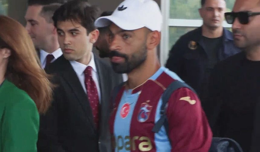 Trabzonspor'un yeni transferi Salah, İstanbul'a geldi