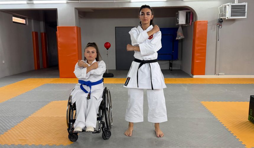 Şerife, sporla engelleri aştı