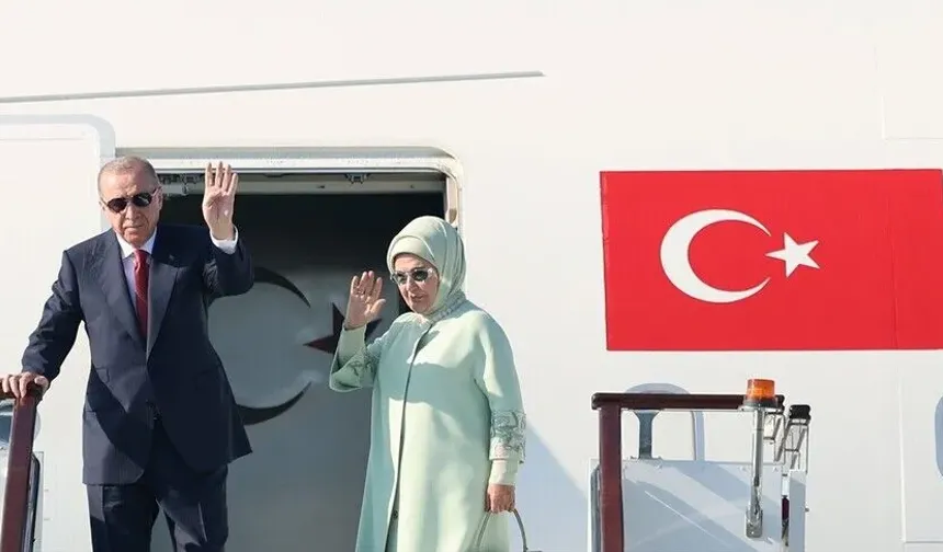 Cumhurbaşkanı Erdoğan Kırgızistan'a gitti