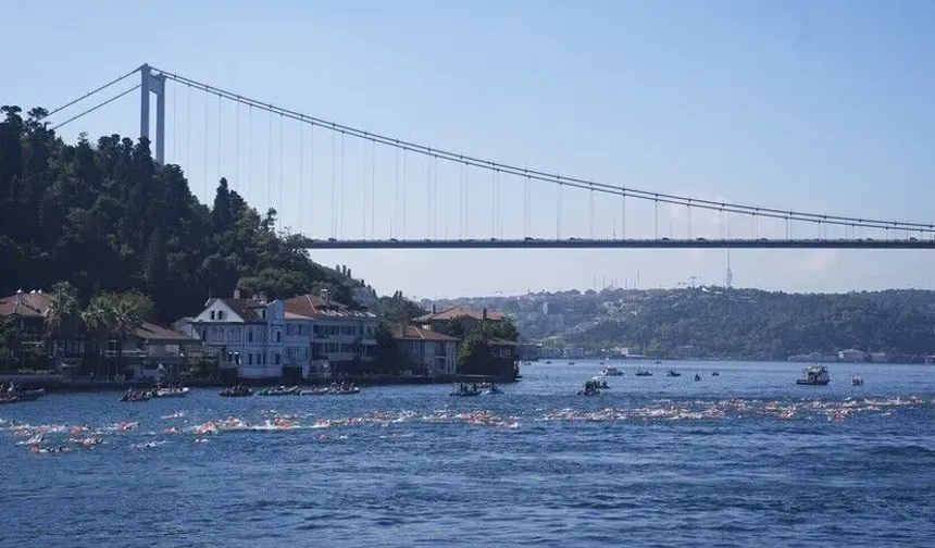 38. Boğaziçi Kıtalararası Yüzme Yarışı yapıldı