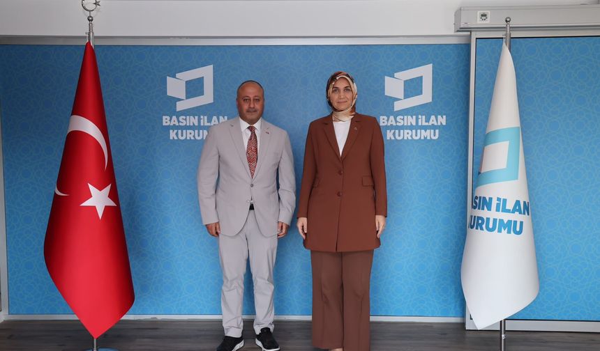 İçişleri Bakan Yardımcısı Kübra Güran Yiğitbaşı'ndan Basın İlan Kurumu Ankara Bölge Müdürlüğü'ne Ziyaret