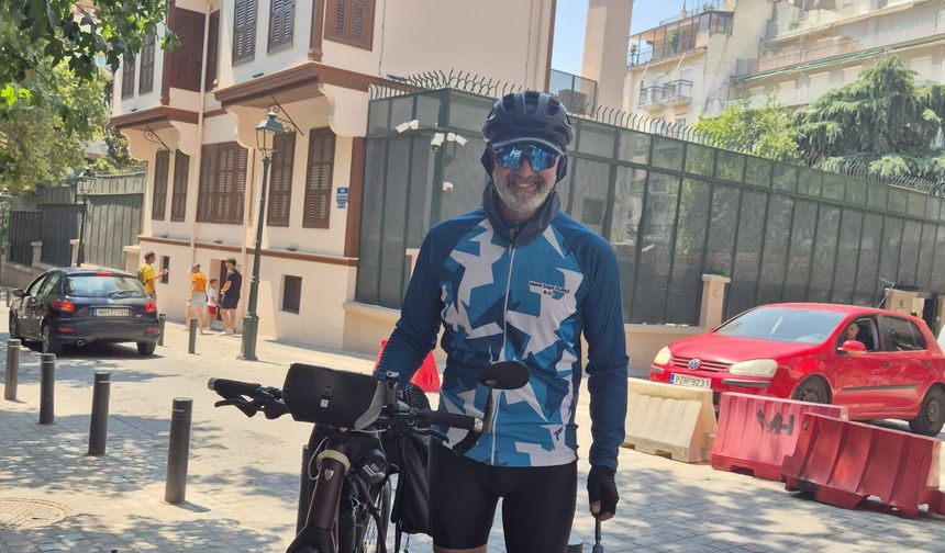 704 kilometrelik pedal Atatürk'e çıktı