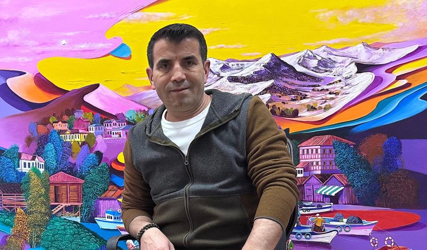 Çizgilerindeki huzurun sesi “renkleri”nde