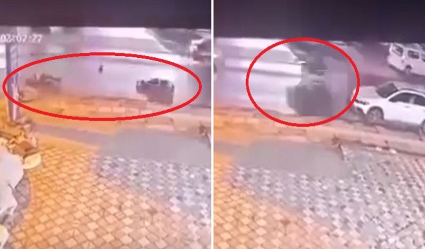 Ankara'da bir kişinin öldüğü motosiklet kazasının görüntüleri ortaya çıktı
