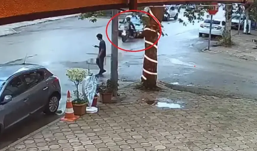 Otomobil ile çarpışan motosikletin sürücüsü ağır yaralandı