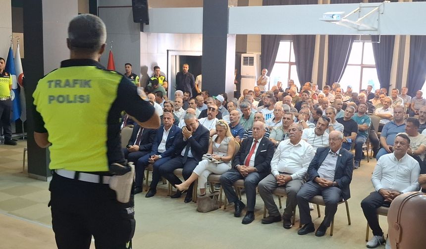 Beypazarı'nda şoförlere ilk yardım ve güvenli sürüş eğitimi verildi