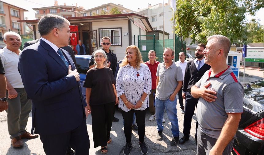 İçişleri Bakanı Çiftçi Ankara'da esnafı ziyaret etti