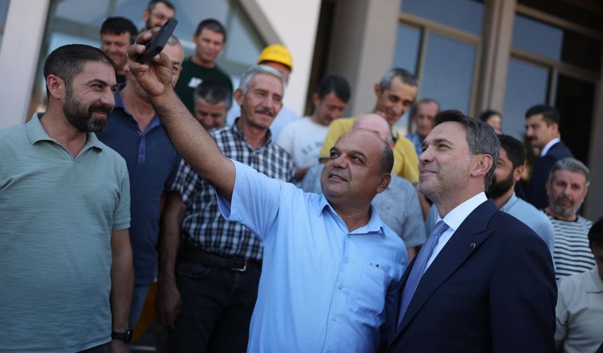 Bakan Bayraktar, Doruk Madencilik işçilerini kabul etti