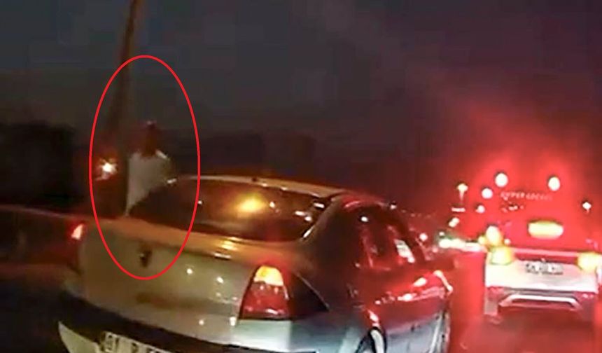 ‘Başkomiserim’ diyerek tartıştığı sürücüden ehliyet ve ruhsat isteyen şüpheli, market çalışanı çıktı