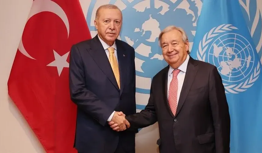 Cumhurbaşkanı Erdoğan, BM Genel Sekreteri Guterres ile görüştü