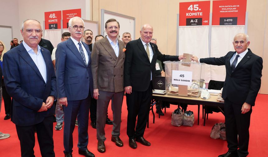 ATO seçimlerinde 25 bine yakın üye sandık başına gitti