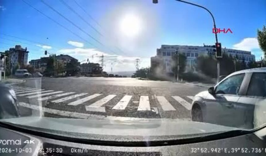 Ankara'da otomobilin çarptığı motosikletin sürücüsü hayatını kaybetti