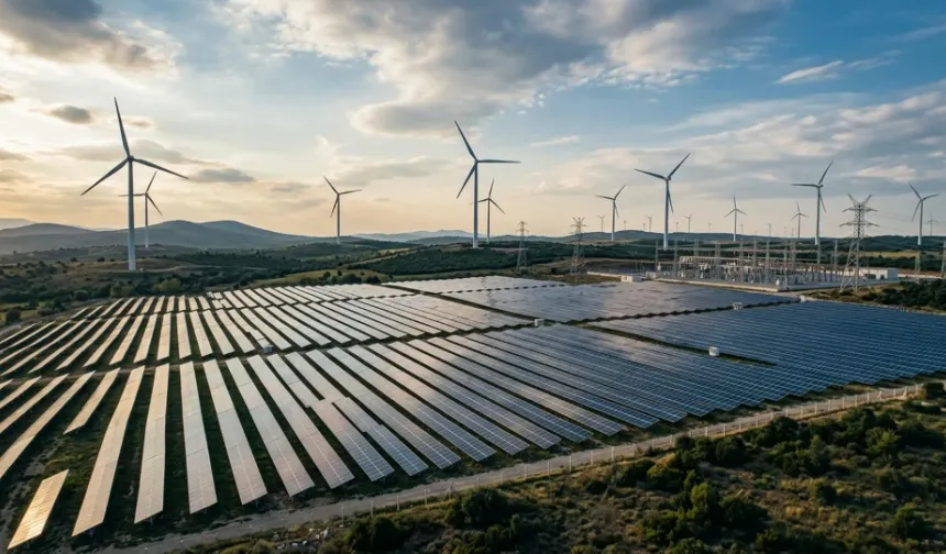 Güneş ve rüzgârda tarihi rekor: Elektrik üretimi 9,9 milyar kilovatsaate ulaştı