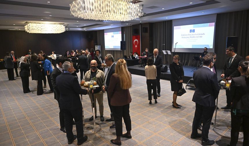 Avrupa Konseyi Görünürlük Haftası vesilesiyle resepsiyon düzenlendi