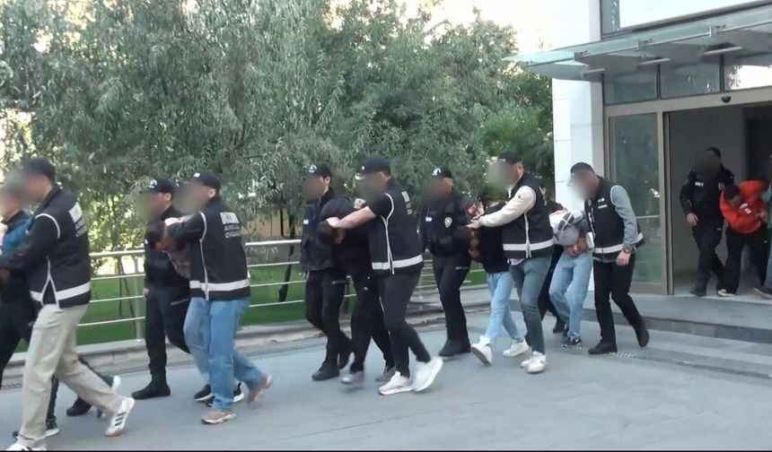 Ankara merkezli 14 ilde yeni nesil suç örgütlerine operasyon: 20 tutuklama