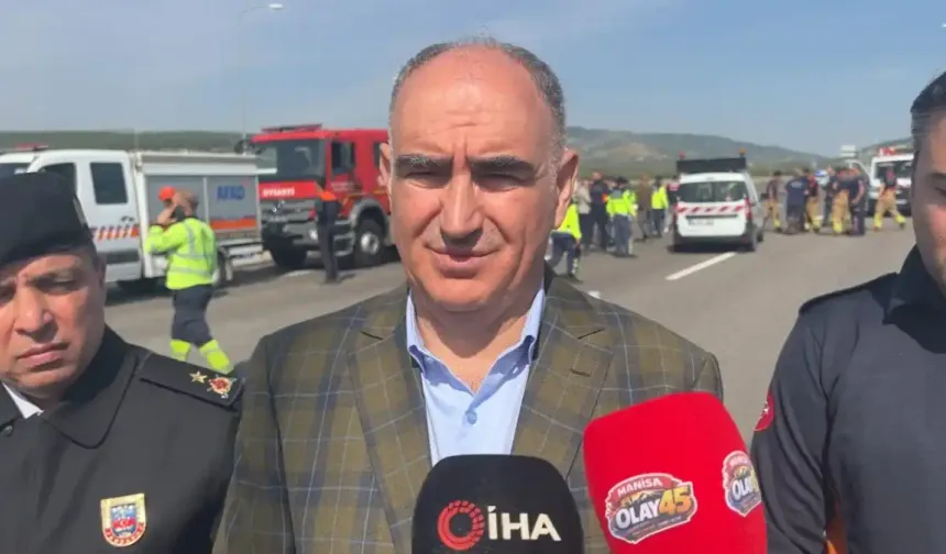 Manisa Valisi Vahdettin Özkan, 11 kişinin öldüğü kazaya ilişkin konuştu
