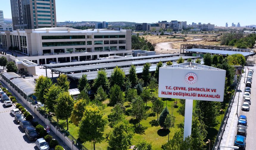 Çevre, Şehircilik ve İklim Değişikliği Bakanlığı, elektriğini güneşten sağlıyor