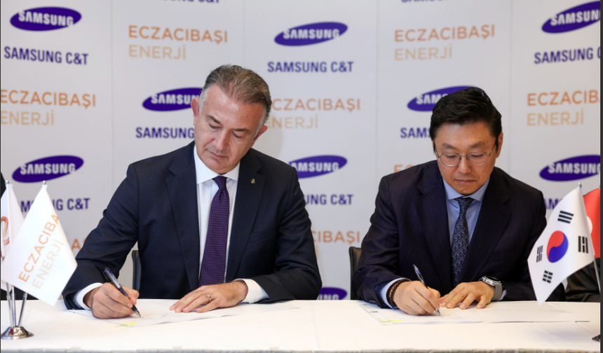 Eczacıbaşı Enerji Yatırımları ve Samsung C&T yenilenebilir enerjide güçlerini birleştiriyor