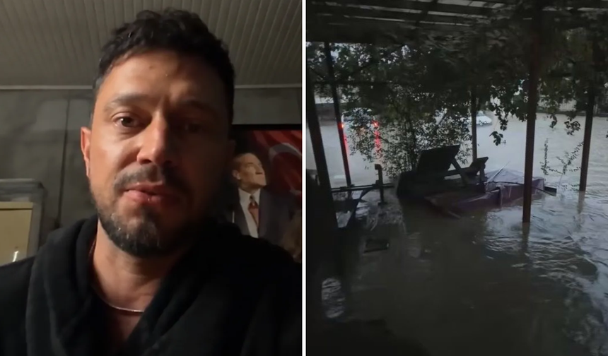 Murat Boz, sağanak nedeniyle stüdyoda mahsur kaldı: Yüzlerce çalışanla yardım bekliyoruz