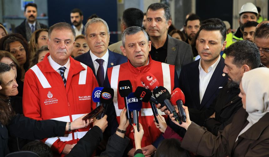 Özgür Özel: Bunu kentteki eşitsizlikleri ortadan kaldırmak isteyenler yapar