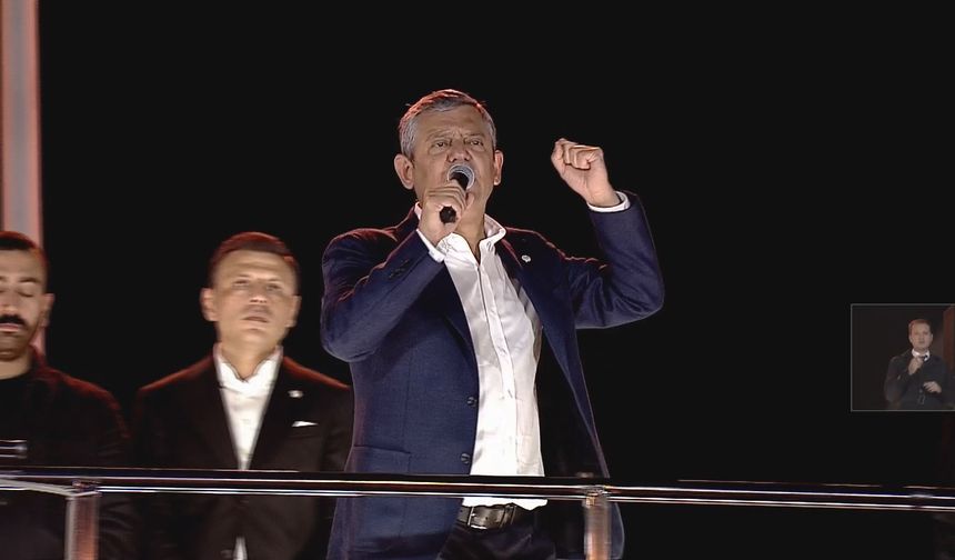 Özgür Özel, Zeytinburnu'nda konuştu
