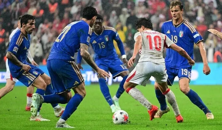 A Milli Futbol Takımı, İtalya karşısında ilk galibiyet için sahada
