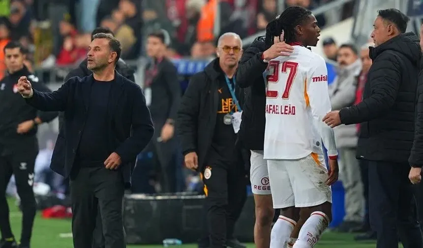 Galatasaray'da Rafael Leao'nun adalesinde hafif-orta düzey zorlanma tespit edildi